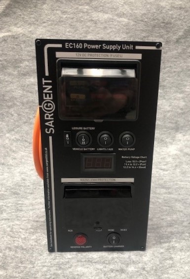 Sargent EC160V PSU Vertical Caravan & Motorhome Power Supply Unit